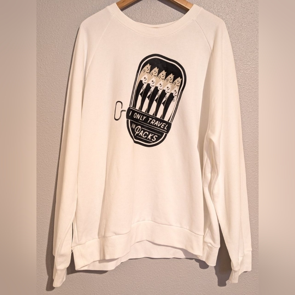 the cuddle collab "I only travel in packs" sweatshirt XXL Unisex